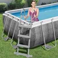 Bestway Zwembad power steel set rechthoek rotan 404 - thumbnail
