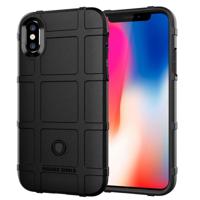 volledige Shockproof TPU Case voor iPhone X(Black) - thumbnail