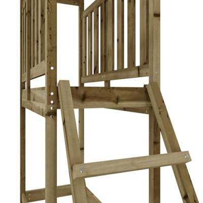 VidaXL Speelhuis 53x110x214 cm geïmpregneerd grenenhout