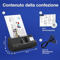 Epson WorkForce ES-C380W Scanner 30ppm Documentscanner 1200 x 1200 30 pag./min. USB-A 2.0, WiFi 4 (IEEE 802.11 n/g/b/a) - thumbnail