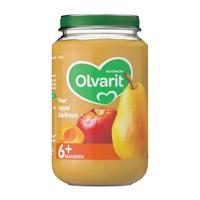 Olvarit Peer Appel Abrikoos 6+ Maanden 200 g bij Jumbo - thumbnail