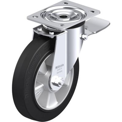 Blickle L-ALEV 200K-ST Zwenkwiel met rem Wieldiameter: 200 mm Draagvermogen (max.): 400 kg 1 stuk(s)