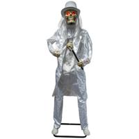 Witte Doodsgraver Halloween 185cm - thumbnail