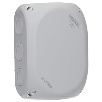 Hensel 62000009 Verdeeldoos Halogeenvrij, Verzegelbaar (l x b) 180 mm x 130 mm 1 stuk(s) Hensel 62000009 Verdeeldoos Halogeenvrij, Verzegelbaar (l x b) 180 mm x 130 mm 1 stuk(s)