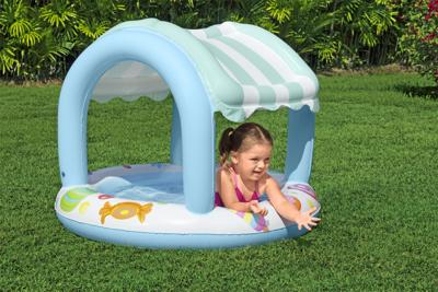 Bestway Opblaasbaar Kinderzwembad IJssalon Ring 104x84 cm +2 Jaar Tuin 52638