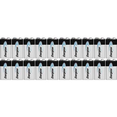 Energizer Max Plus Industrial 9V batterij (blok) Alkaline 9 V 20 stuk(s)