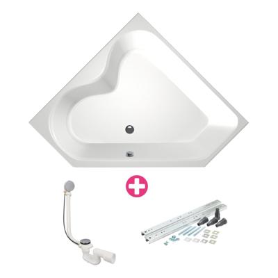 Hoekbad Cyprus 145X145X50 cm MegaBath