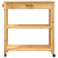 Keukentrolley MONZA 84x40x90 cm massief grenenhout - thumbnail