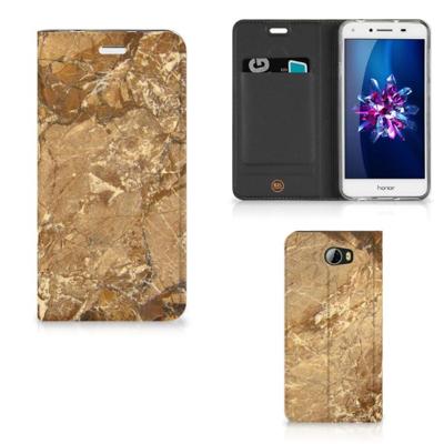 Huawei Y5 2 | Y6 Compact | Standcase | Marmer Creme