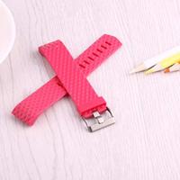 Fitbit Charge 2 siliconen bandje - Maat: Small - Magenta - thumbnail