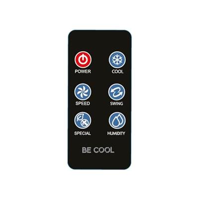 Be Cool Luchtkoeler 110 W (Ø x h) 34 cm x 110 cm Wit Met afstandsbediening, LED-indicatie