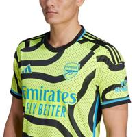 Arsenal Shirt Uit Senior 2023/2024 - Maat XL - Kleur: ZwartGeel | Soccerfanshop - thumbnail