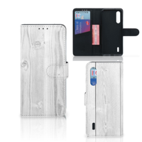 Xiaomi Mi 9 Lite | Book Style Case | White Wood - thumbnail