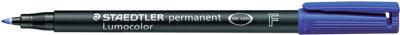 Staedtler Lumocolor permanent F DRY SAFE 318-3 Permanent marker Blauw Watervast: Ja