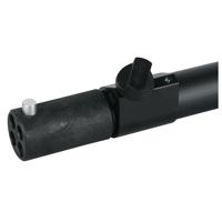 Wentex Pipe and drape staander 120-180cm zwart - thumbnail