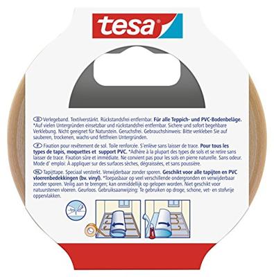 tesa REMOVABLE 55731-00011-11 Bevestigingstape Transparant (l x b) 10 m x 50 mm 1 stuk(s)
