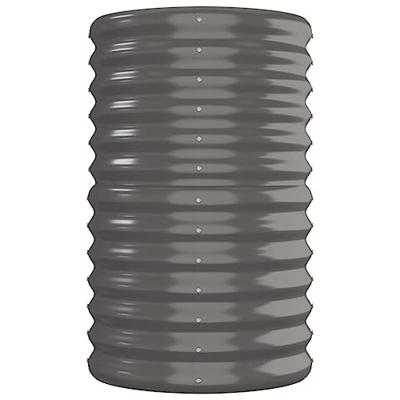 VidaXL Plantenbak 260x40x68 cm gegalvaniseerd staal grijs