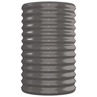 Plantenbak 260x40x68 cm gepoedercoat staal grijs - thumbnail