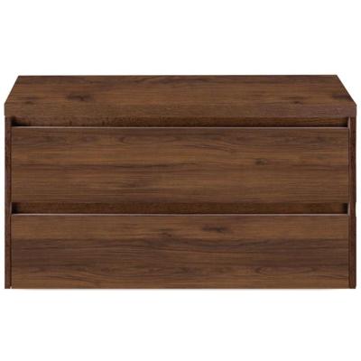 Dante Badmeubelset 100 cm - Walnoot - Wastafelbovenblad