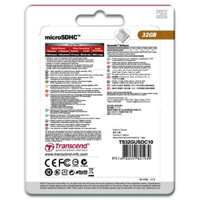 Transcend Premium microSDHC-kaart Industrial 32 GB Class 10