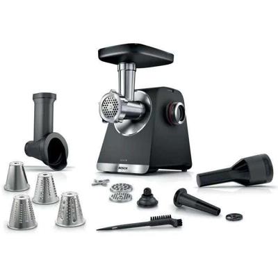 BOSCH Serie 6 MFWS640B Vleesmolen - 500 W - 3,5 kg/min - 3 Hakschijven - Zwart BOSCH Serie 6 MFWS640B Vleesmolen - 500 W - 3,5 kg/min - 3 Hakschijven - Zwart
