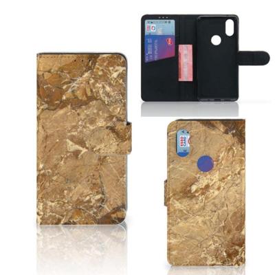 Xiaomi Mi Mix 2s | Bookcase | Marmer Creme Xiaomi Mi Mix 2s | Bookcase | Marmer Creme