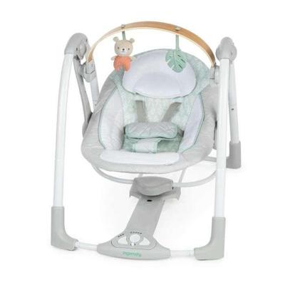 INGENUITY Babywipstoel, elektrisch opvouwbare schommel - Cosy Spot - afneembare speelboog, schommelinstellingen, timer, kantelfunctie