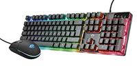 Trust GXT 838 Azor Bedraad Zwart Gaming Toetsenbord en Muis - thumbnail