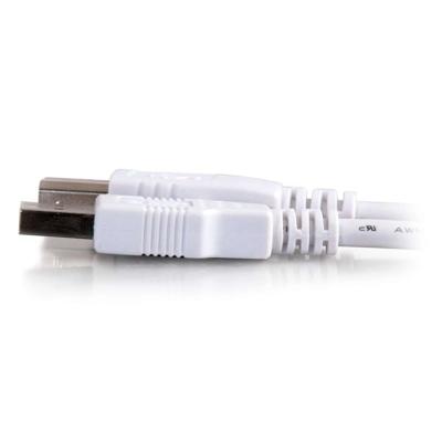 C2G 1M USB-printerkabel, USB 2.0 A naar B-kabel. Compatibel met printers en scanners van HP, Epson, Brother, Samsung, Cannon en alle andere USB A/B-apparaten, Zwart