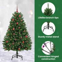 VidaXL Kunstkerstboom met 150 led groen 150 cm pvc en metaal - thumbnail