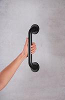 Wiesbaden Badgreep Ridder Sam 30 cm Mat Zwart - thumbnail