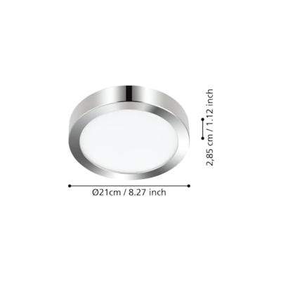 Eglo Badkamer lampFueva 5 IP44 - Chroom - Ø 21cm - 900641