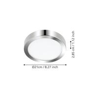 Eglo Badkamer lampFueva 5 IP44 - Chroom - Ø 21cm - 900641 - thumbnail