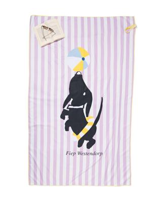 HEMA Takkie handdoek microvezel 110x175 (multi)