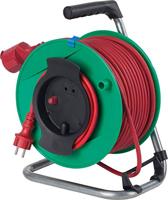 AS Schwabe 12239 Kabelhaspel 50 m Rood Randaarde rubberen stekker - thumbnail