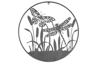 Decostar Countryfield Wandversiering ro Alayne L grijs