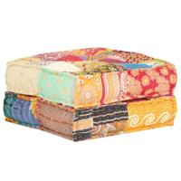 Poef 60x70x36 cm stof patchwork - thumbnail