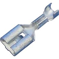 Intercable 180285 Platte stekker (female) Vertint, Met knikflens Insteekbreedte: 6.3 mm Insteekdikte: 0.8 mm Ongeïsoleerd Geel 1 stuk(s)