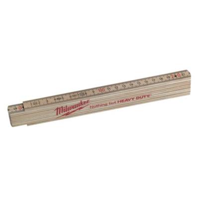 Milwaukee Dunne houten vouwmeter Slim Wood Vouwmeter 2m - 4932459303 Milwaukee Dunne houten vouwmeter Slim Wood Vouwmeter 2m - 4932459303