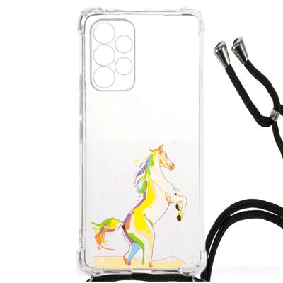 Samsung Galaxy A53 Stevig | Bumper Hoesje | Horse Color Samsung Galaxy A53 Stevig | Bumper Hoesje | Horse Color