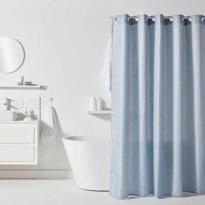 Douchegordijn TODAY Blauw Polyester 180 x 200 cm (12 Stuks)