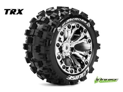 Louise ST-MCROSS Soft banden op 2.8" Velgen Chroom - 0" Offset - Hex 12mm Louise ST-MCROSS Soft banden op 2.8" Velgen Chroom - 0" Offset - Hex 12mm