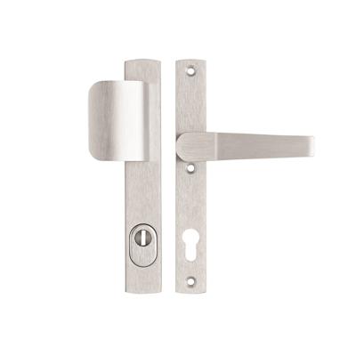 Veiligheidsbeslag Premium smal D-duwer+kruk Arrow PC92 anti-kerntrek/omkeerbaar/242X38x15/alu. gesl. F1/SKG3 Veiligheidsbeslag Premium smal D-duwer+kruk Arrow PC92 anti-kerntrek/omkeerbaar/242X38x15/alu. gesl. F1/SKG3