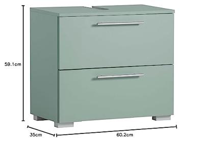 Schildmeyer Onderkast wastafel Carlos (Breedte 60 cm, pistache)