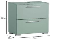 Schildmeyer Onderkast wastafel Carlos (Breedte 60 cm, pistache) - thumbnail