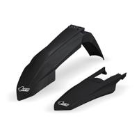 UFO PLAST spatbordset mudguard set ufo ktm black - thumbnail