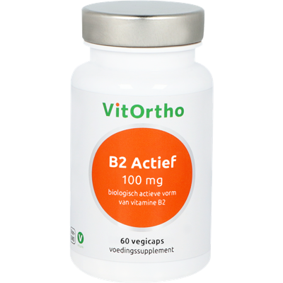 Vitortho Vitamine B2 Actief 100mg Vegicaps