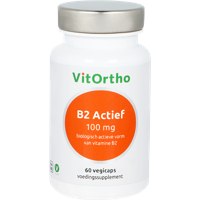 Vitortho Vitamine B2 Actief 100mg Vegicaps - thumbnail