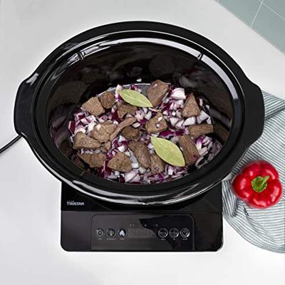Tristar VS3920 Digitale Slowcooker 4,5L 210W Zwart/RVS
