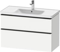 Badkamermeubelset Duravit D-Neo Wastafel Keramiek 100.5x48x62.5 cm Mat Wit Duravit - thumbnail